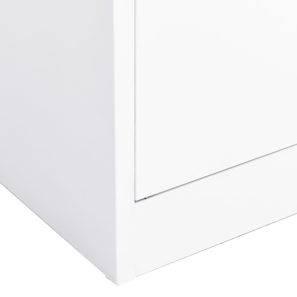 Kontorskab 90X40X180 Cm Stål
