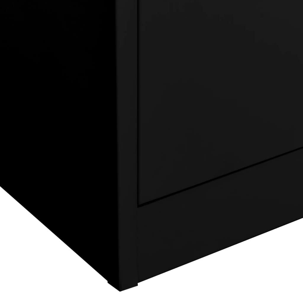 Kontorskab 90X40X180 Cm Stål
