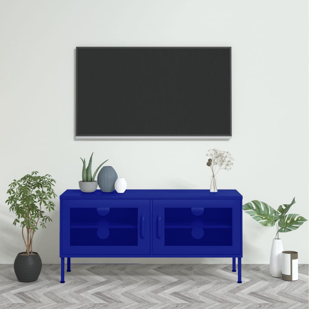 TV-skab 105x35x50 Cm Stål - Variant 336235