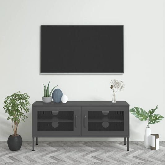 TV-skab 105x35x50 Cm Stål - Hovedbillede