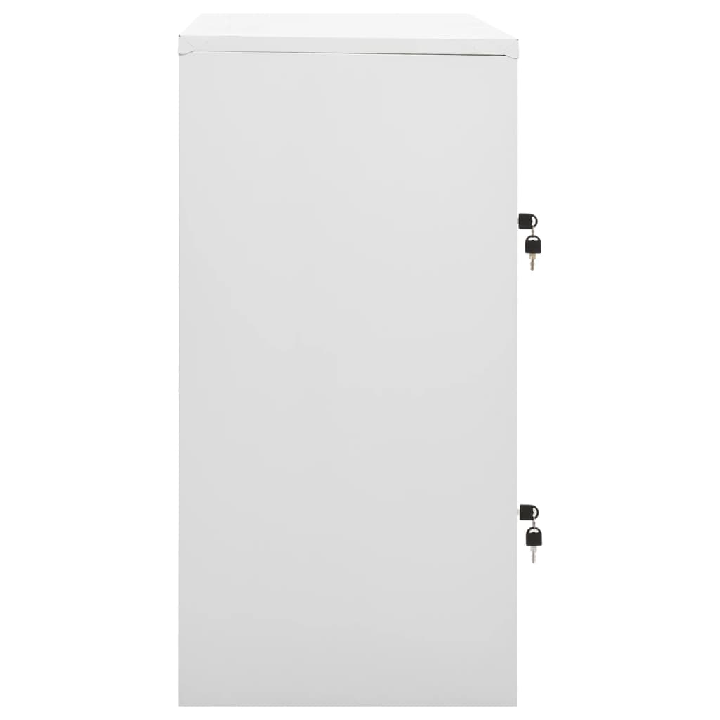 Skab 90x45x92,5 Cm Stål - Billede 3