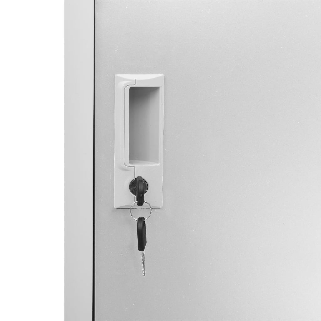 Skab 90x45x92,5 Cm Stål - Billede 6