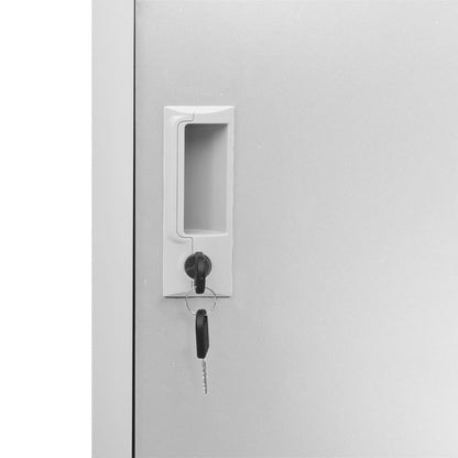 Skab 90x45x92,5 Cm Stål - Billede 6