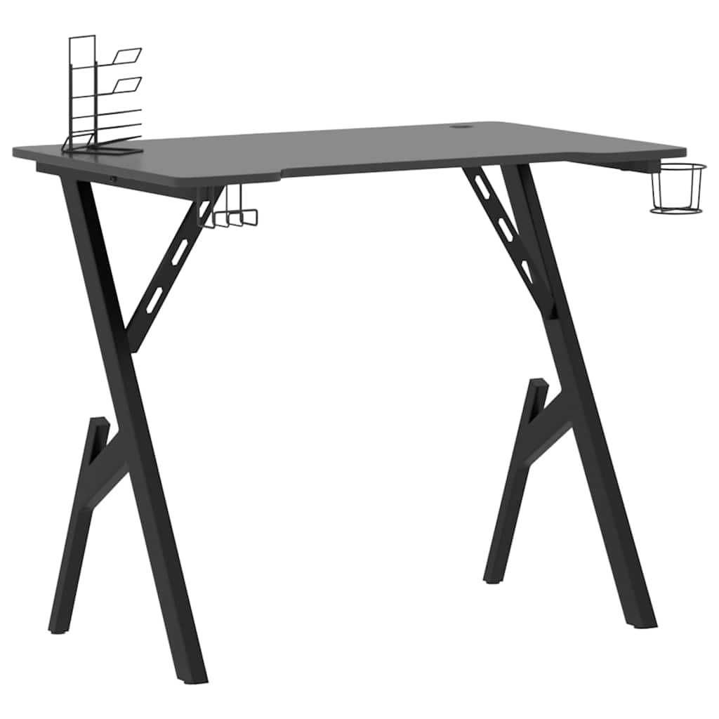 Gamerbord 90X60X75 Cm Y-Formede Ben Sort