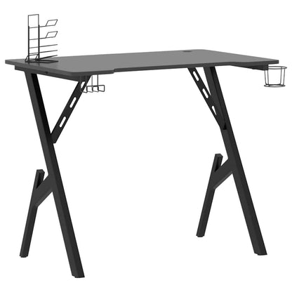 Gamerbord 90X60X75 Cm Y-Formede Ben Sort