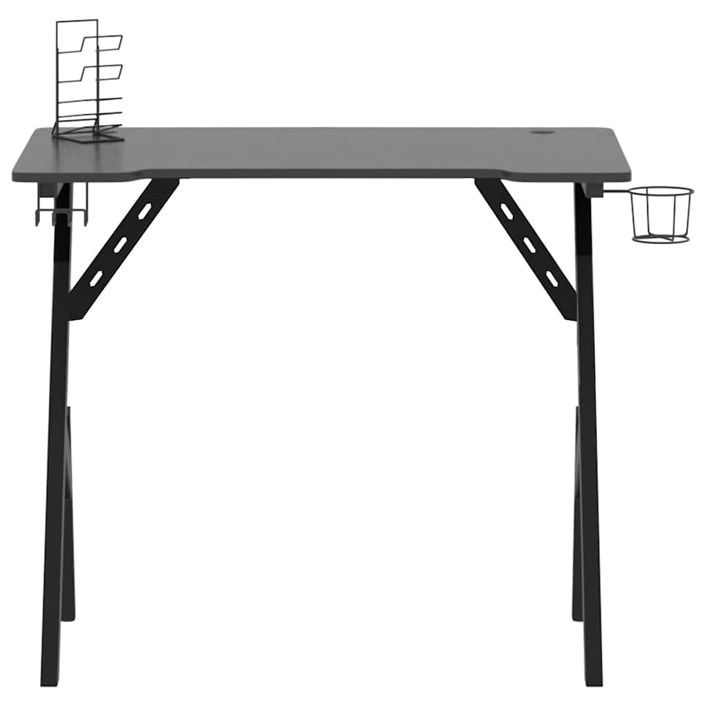 Gamerbord 90X60X75 Cm Y-Formede Ben Sort