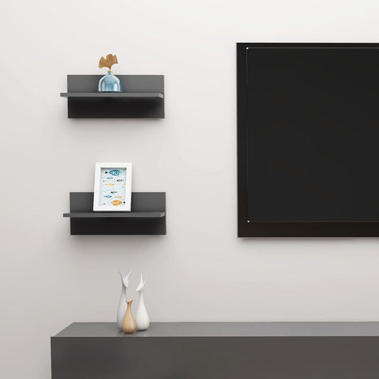 Væghængte Kubehylder 2 Stk. 40X11,5X18 Cm Konstrueret Træ
