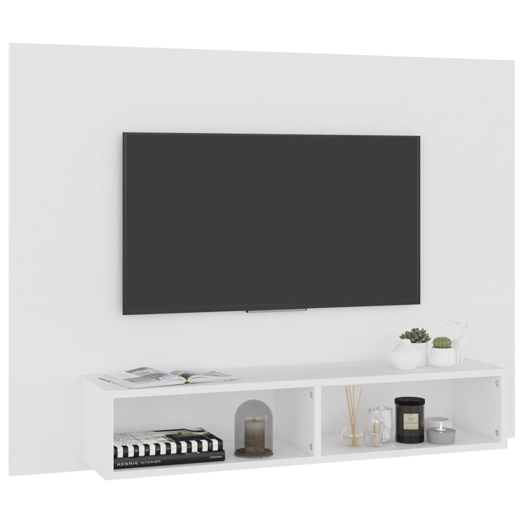 Væghængt Tv-Skab 102X23,5X90 Cm Konstrueret Træ