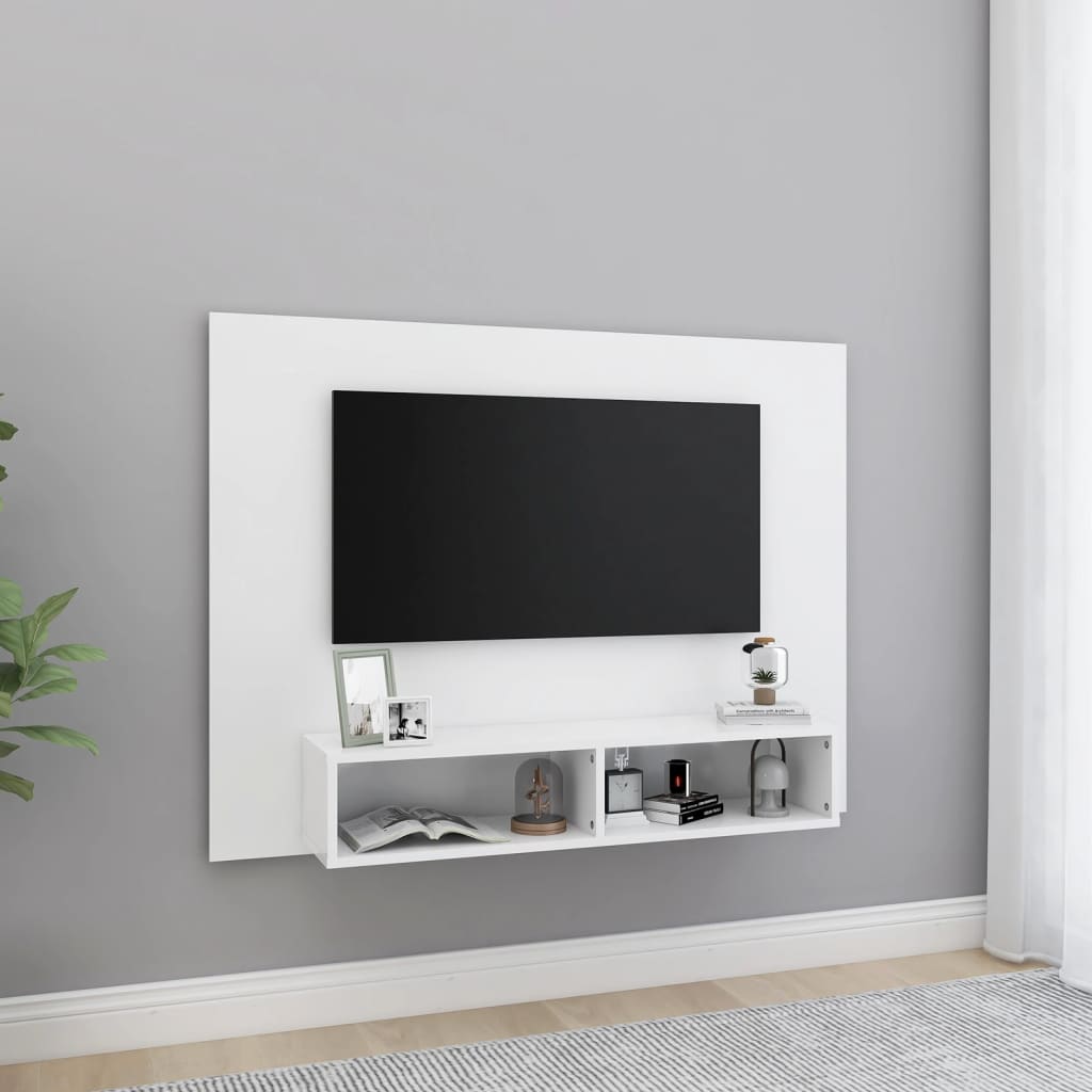 Væghængt Tv-Skab 102X23,5X90 Cm Konstrueret Træ