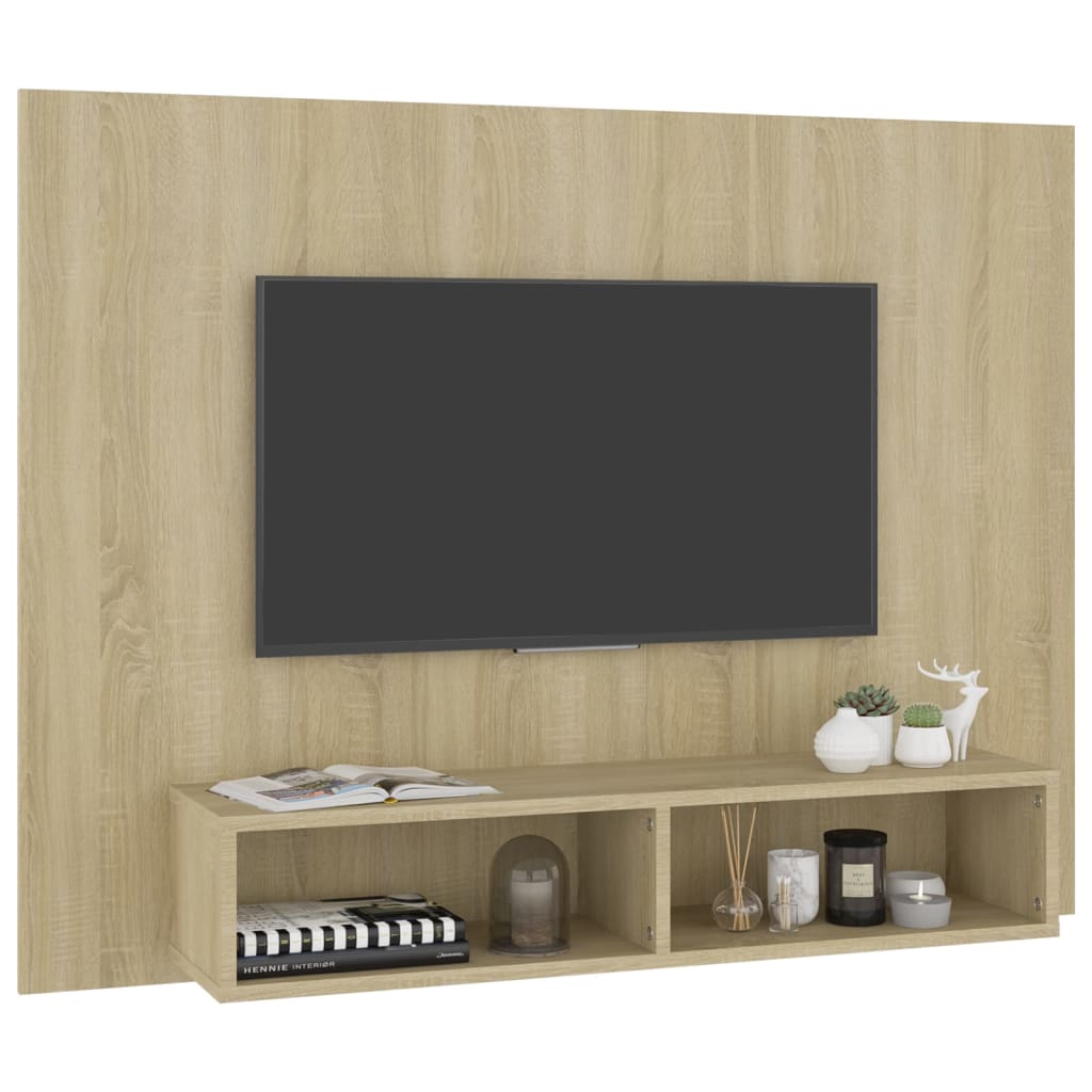 Væghængt Tv-Skab 102X23,5X90 Cm Konstrueret Træ
