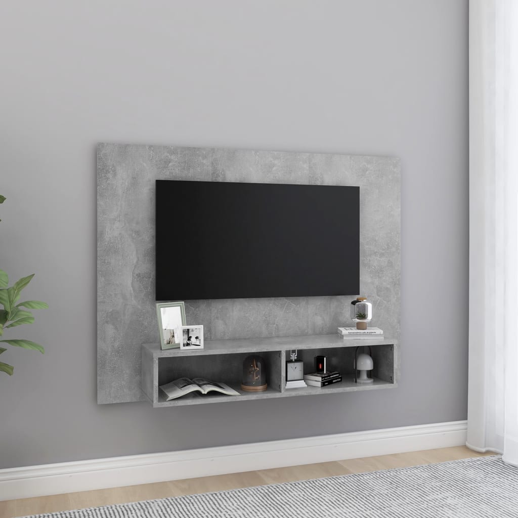 Væghængt Tv-Skab 102X23,5X90 Cm Konstrueret Træ