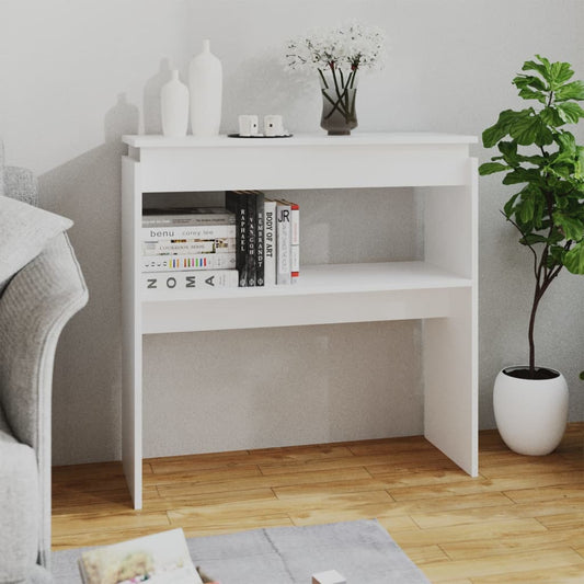 Konsolbord 80X30X80 Cm Konstrueret Træ