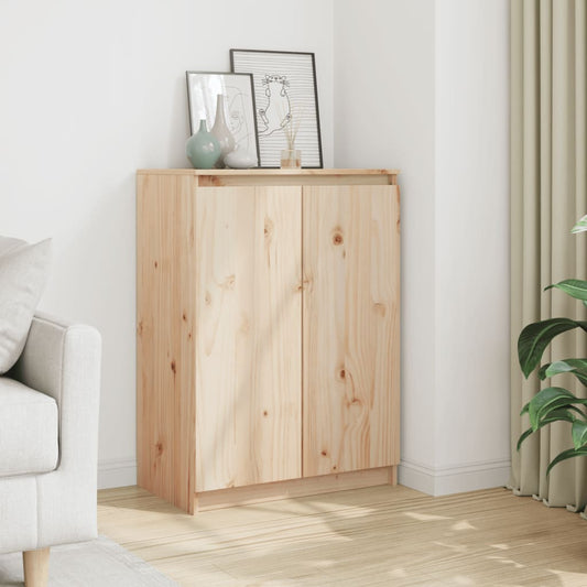 Skab 60X36X84 Cm Massivt Fyrretræ