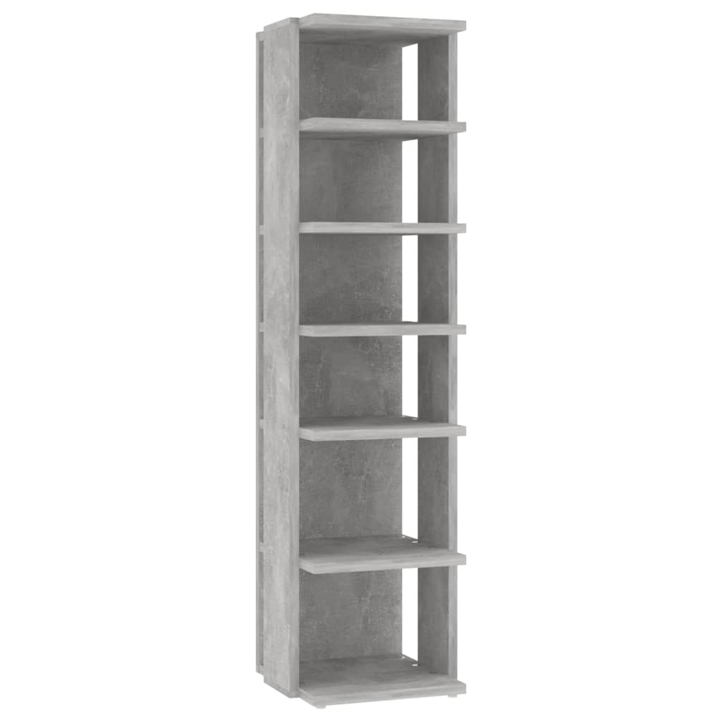 Skoskab 27,5x27x102 Cm Konstrueret Træ - Billede 2