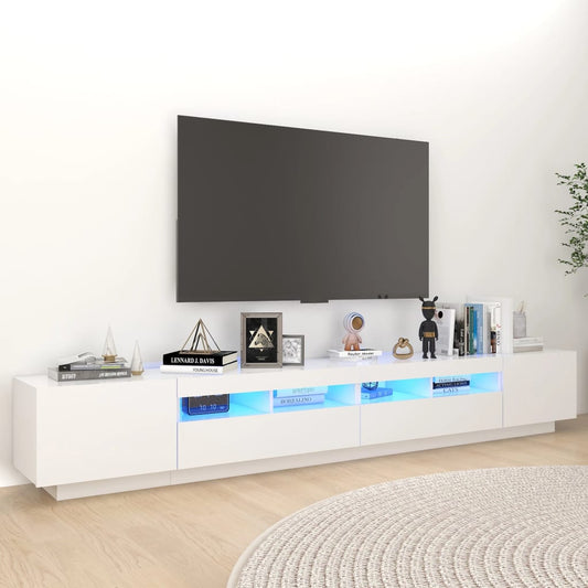 Tv-Skab Med Led-Lys 260X35X40 Cm