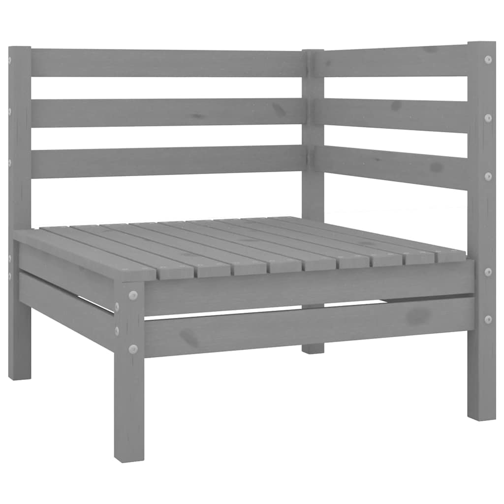 Hjørnemodul Til Havesofa Massivt Fyrretræ - Variant 806569