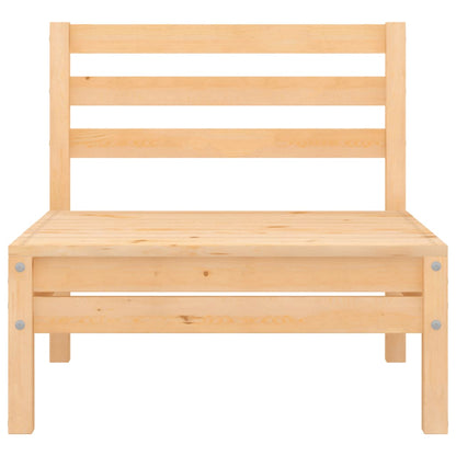 Midtermodul Til Havesofa Massivt Fyrretræ