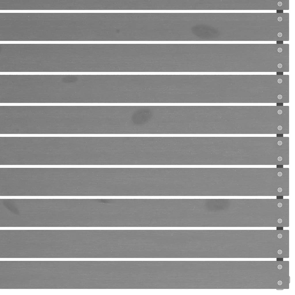 Midterdele Til Havesofa 2 Stk. Massivt Fyrretræ Grå
