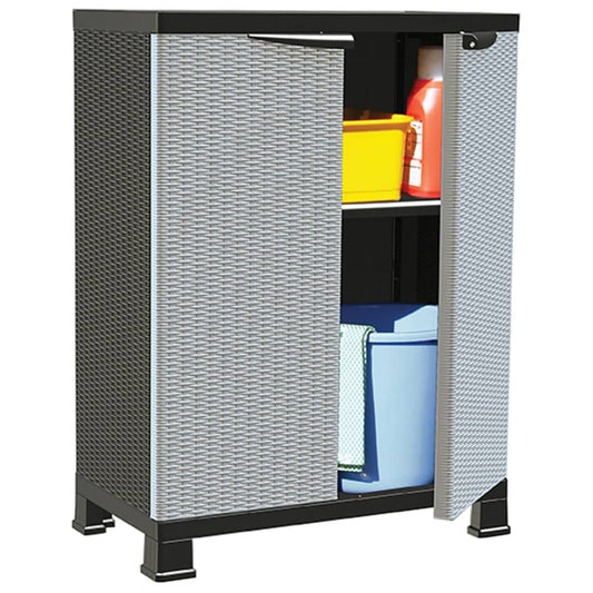 Plastskab Rattandesign Plastik