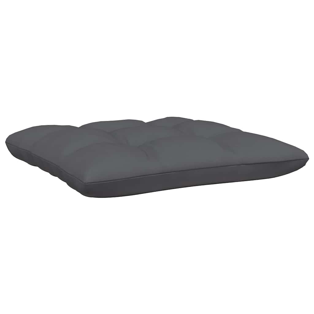 2-Personers Havesofa Med Hynder Massivt Fyrretræ Grå
