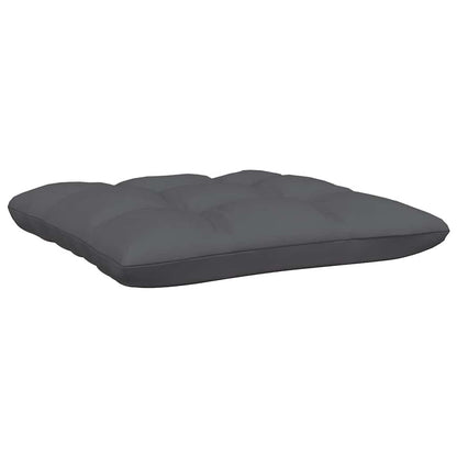 2-Personers Havesofa Med Hynder Massivt Fyrretræ Sort