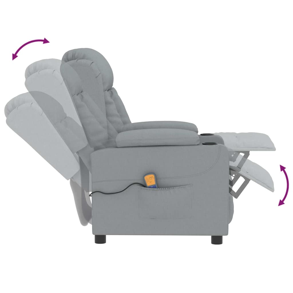 Massagestol Stof - Billede 6