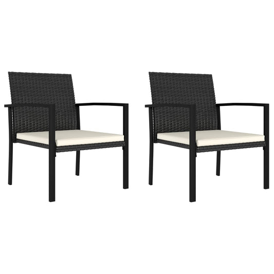 Havestole 2 Stk. Polyrattan