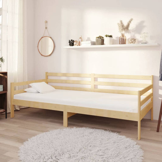 Daybed Med Madras 90X200 Cm Massivt Fyrretræ