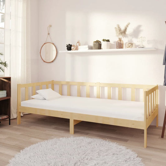 Daybed Med Madras 90X200 Cm Massivt Fyrretræ