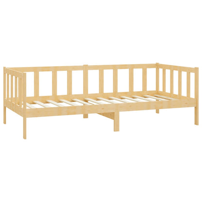 Daybed med Skuffer 90x200 Cm Massivt Fyrretræ - billede 4