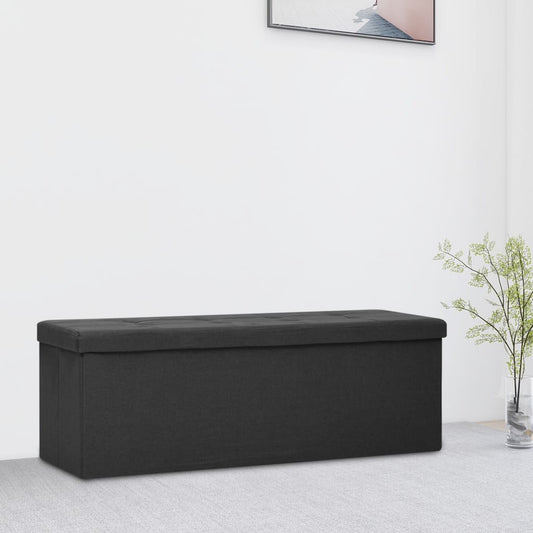 Foldbar Opbevaringsbænk Kunstlærred