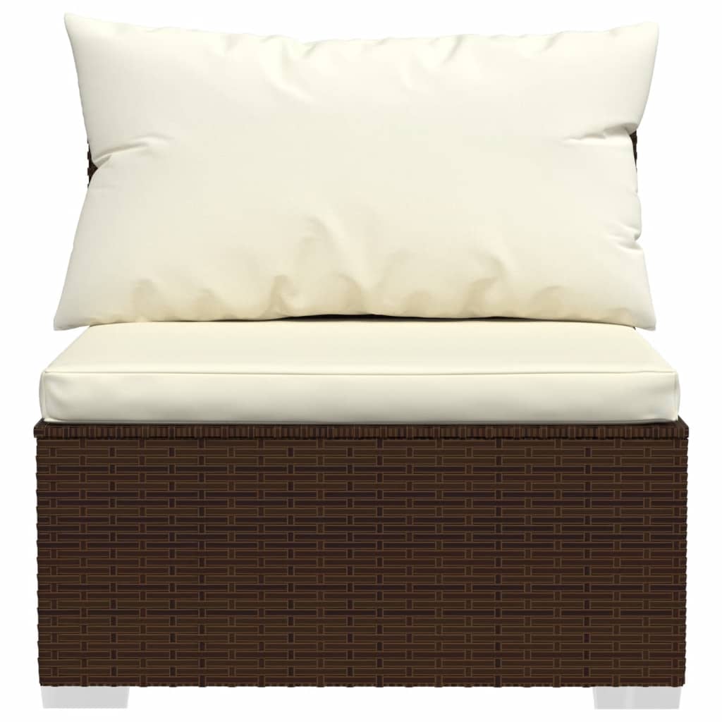 3-personers Sofa Med Hynder Polyrattan - Billede 4
