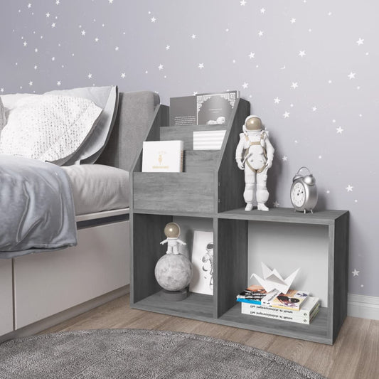 Magasinreol Til Børn 71X30X78,5 Cm Konstrueret Træ