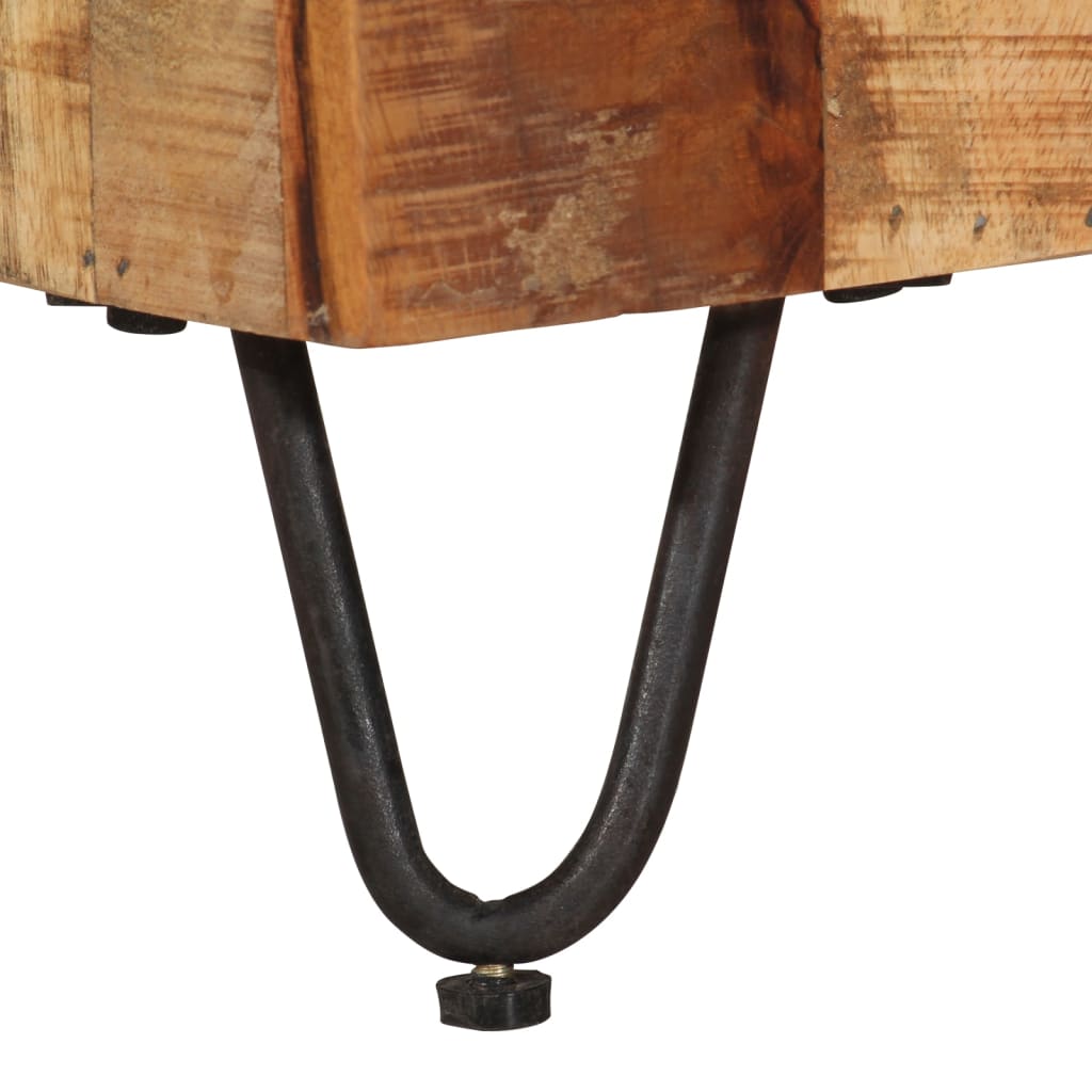 Tv-bord 110x30x40 Cm Massivt Mangotræ - Billede 5