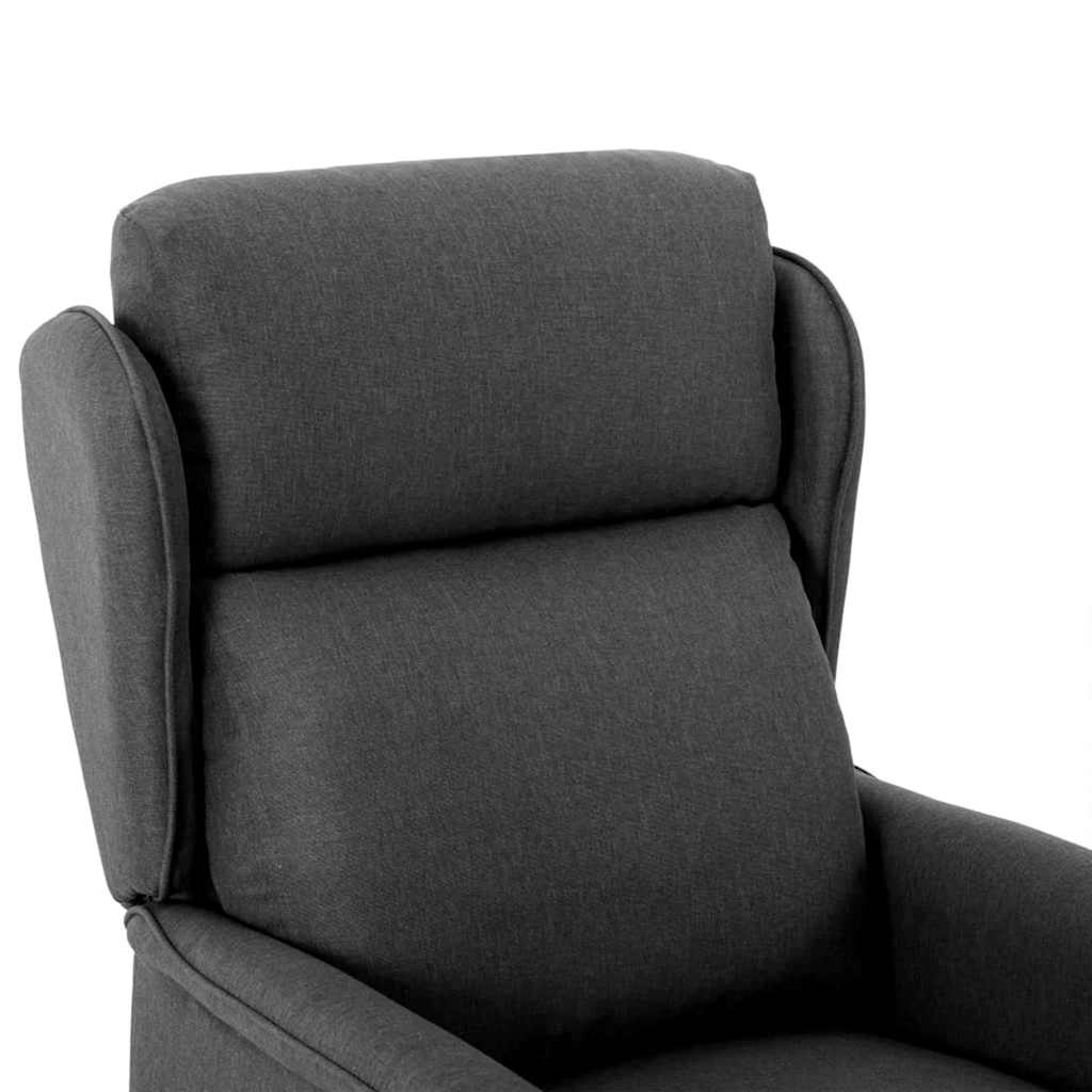 Liggestol Mørkegrå 67.5 X 93.5 X 101.5 Cm Stof - Billede 5