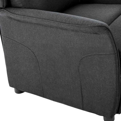Liggestol Mørkegrå 67.5 X 93.5 X 101.5 Cm Stof - Billede 6
