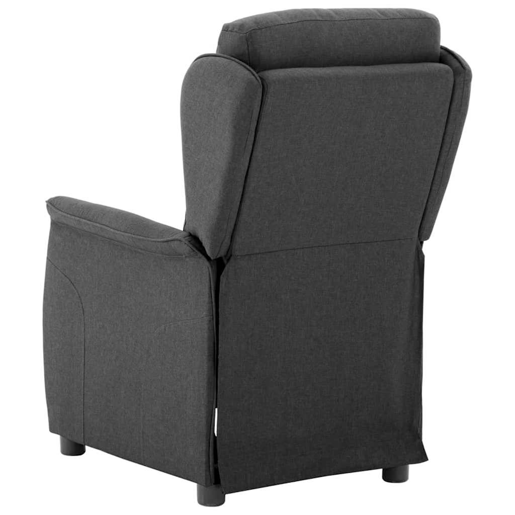 Liggestol Mørkegrå 67.5 X 93.5 X 101.5 Cm Stof - Billede 4