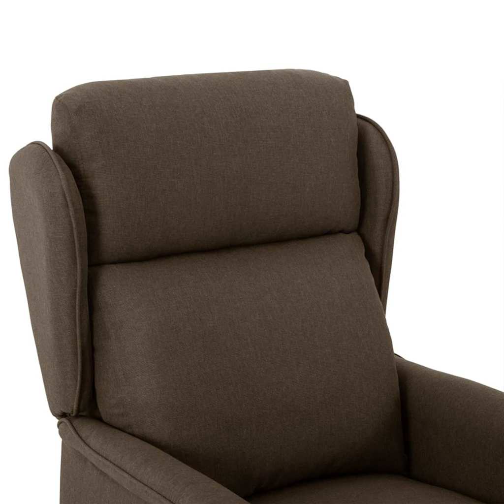 Liggestol Brun 67.5 X 93.5 X 101.5 Cm Stof - Billede 5