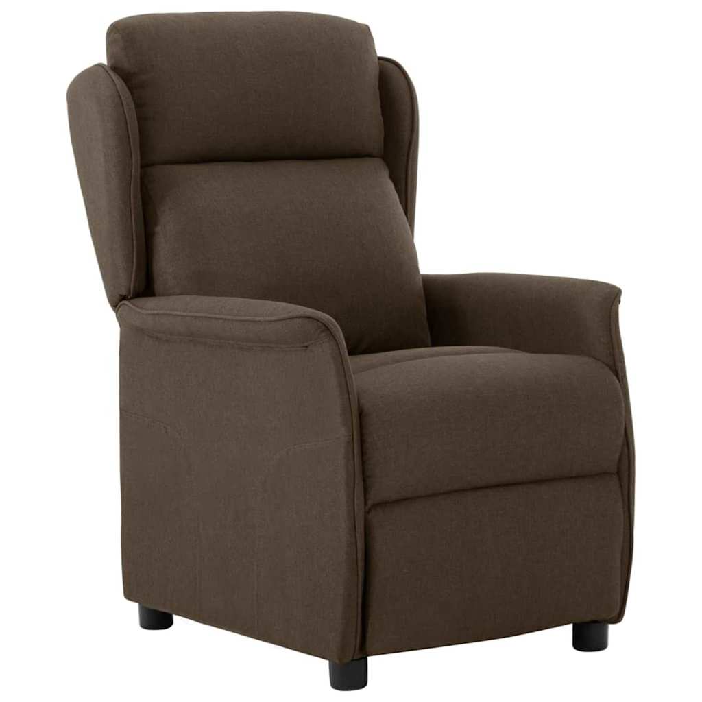 Liggestol Brun 67.5 X 93.5 X 101.5 Cm Stof - Hovedbillede