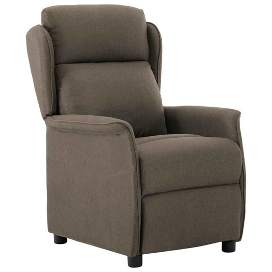 Liggestol Gråbrun 67.5 X 93.5 X 101.5 Cm Stof - Hovedbillede
