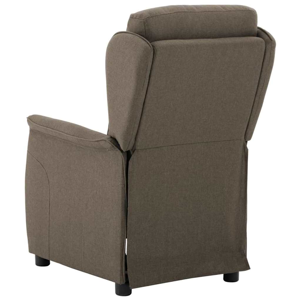 Liggestol Gråbrun 67.5 X 93.5 X 101.5 Cm Stof - Billede 4