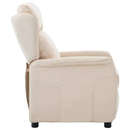 Liggestol Creme 67.5 X 93.5 X 101.5 Cm Stof - Billede 3