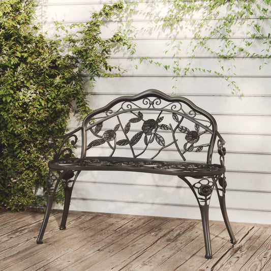 Havebænk 100 Cm Støbt Aluminium