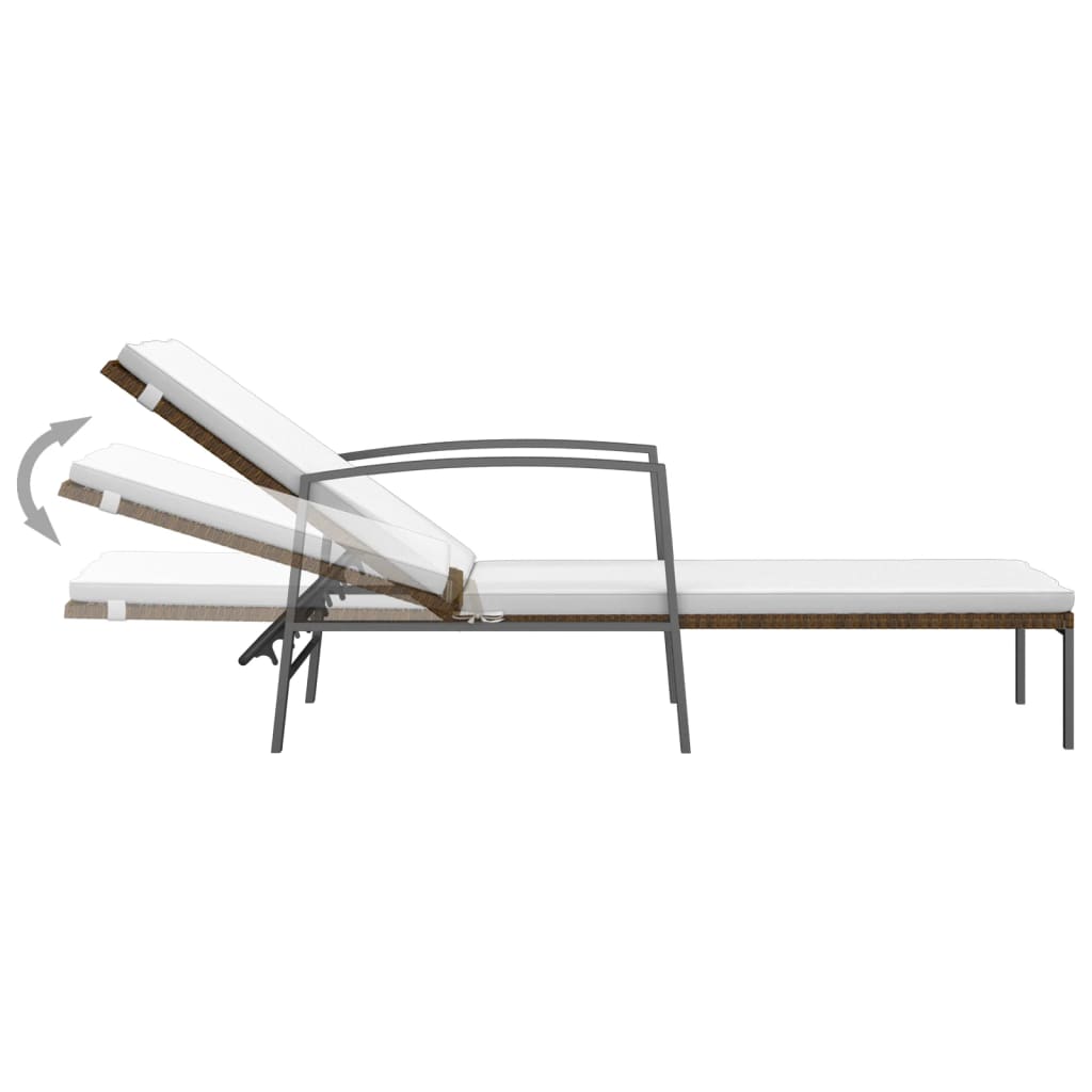 Liggestol Med Hynde Polyrattan