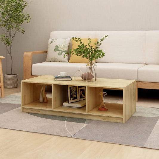 Sofabord 110X50X34 Cm Massivt Fyrretræ