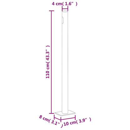 Sammenrullelig Sidemarkise 180x600 Cm - Billede 10