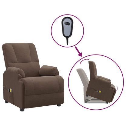 Massagestol Imiteret Ruskind - Billede 2