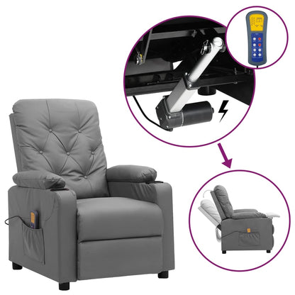 Massagestol Med Løftefunktion Kunstlæder