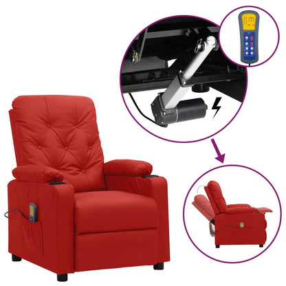 Massagestol Med Løftefunktion Kunstlæder