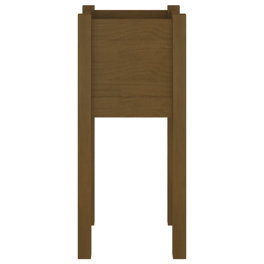 Plantekasser 31x31x70 Cm Massivt Fyrretræ - Billede 4